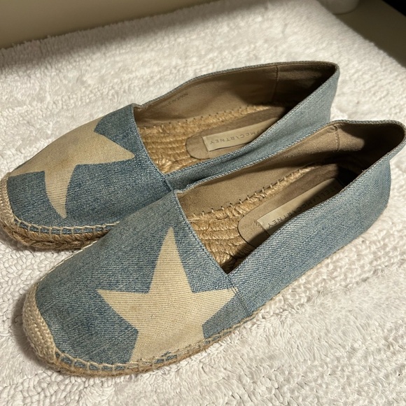 Stella McCartney Blue and Cream Espadrilles - Picture 3 of 6